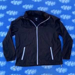 Black and White Windbreaker